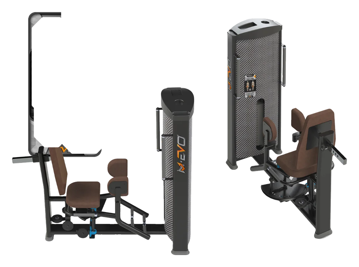 Adutor e Abdutor da linha M-EVO, vista em perspectiva