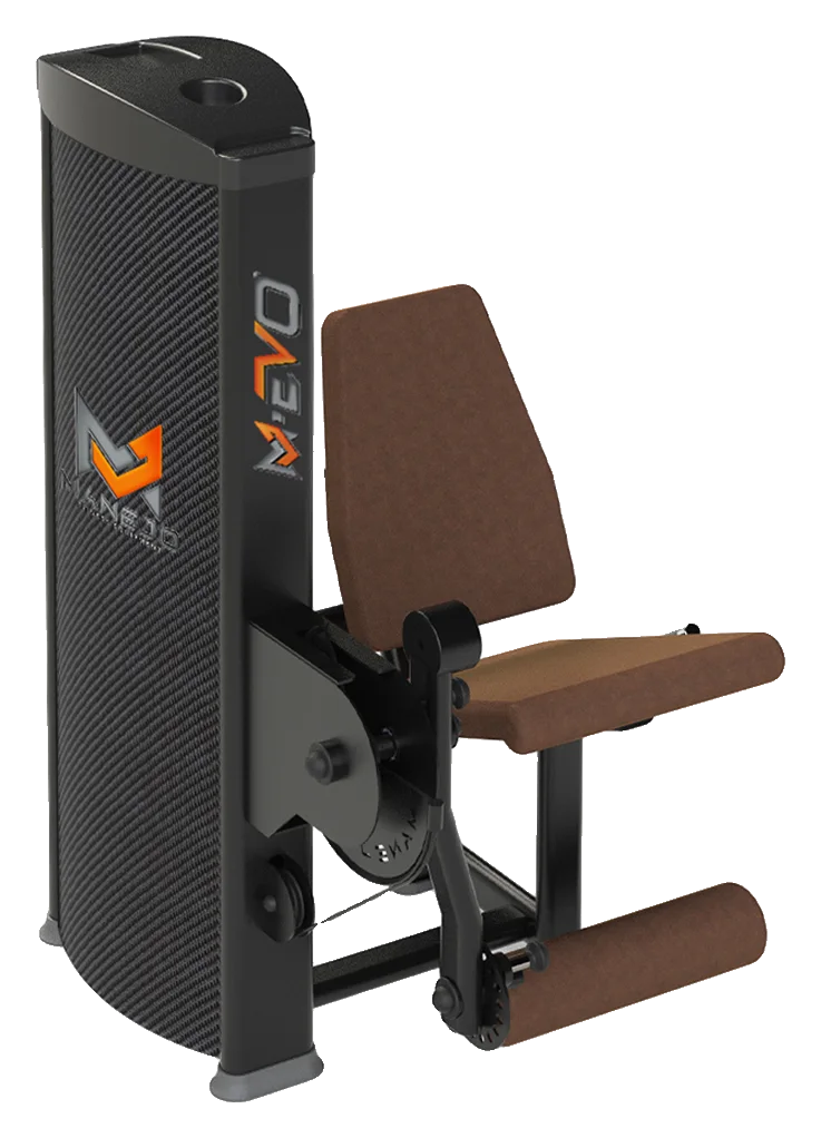 Banco Extensor da linha M-EVO, vista em perspectiva