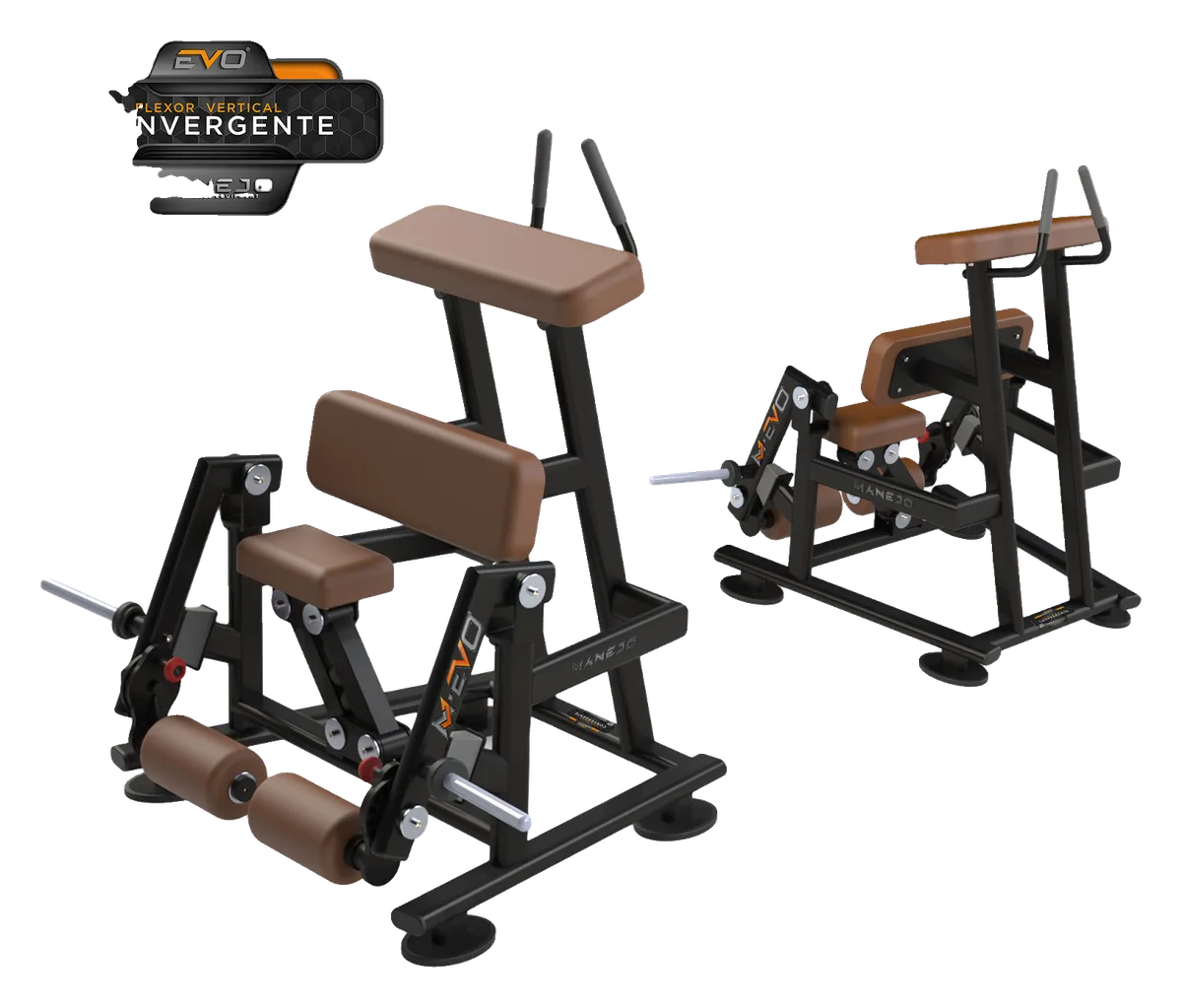 Flexor Vertical Convergente da linha M-EVO, vista em perspectiva