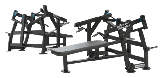 Iso Lateral Horizontal Bench da linha M-HAM