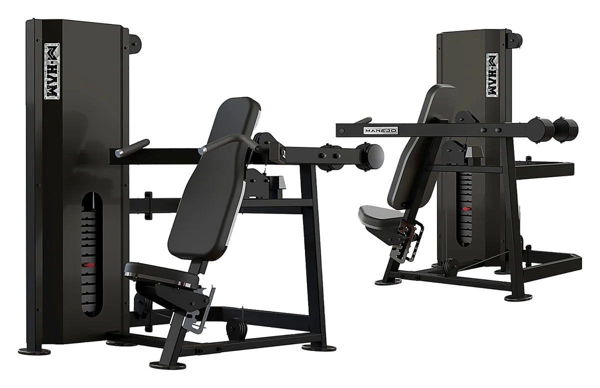 Shoulder Press da linha M-HAM, vista em perspectiva