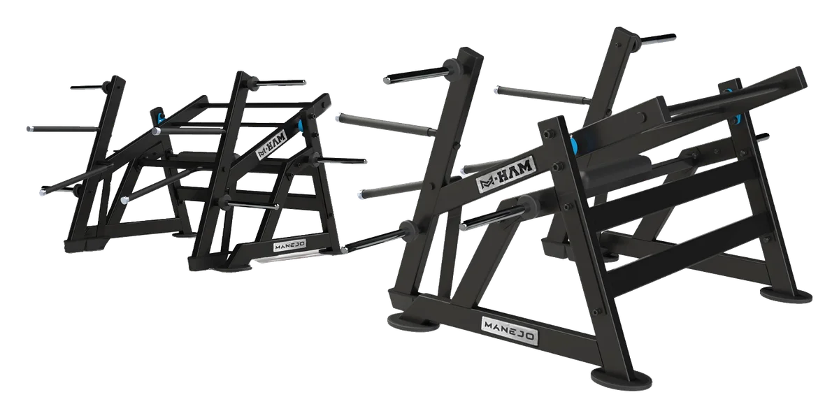 Squat Lunge da linha M-HAM, vista em perspectiva